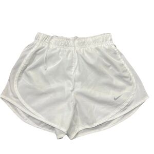 Nike Dri Fit Running Shorts Womens White Athletic Size Extra Small XS